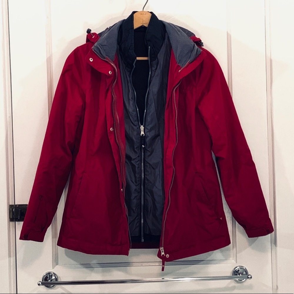 Free Country Red 3 in 1 Jacket